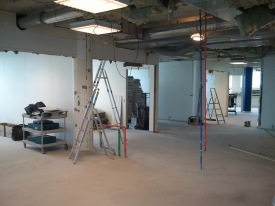 Framkvæmdir á 3ju hæðinni