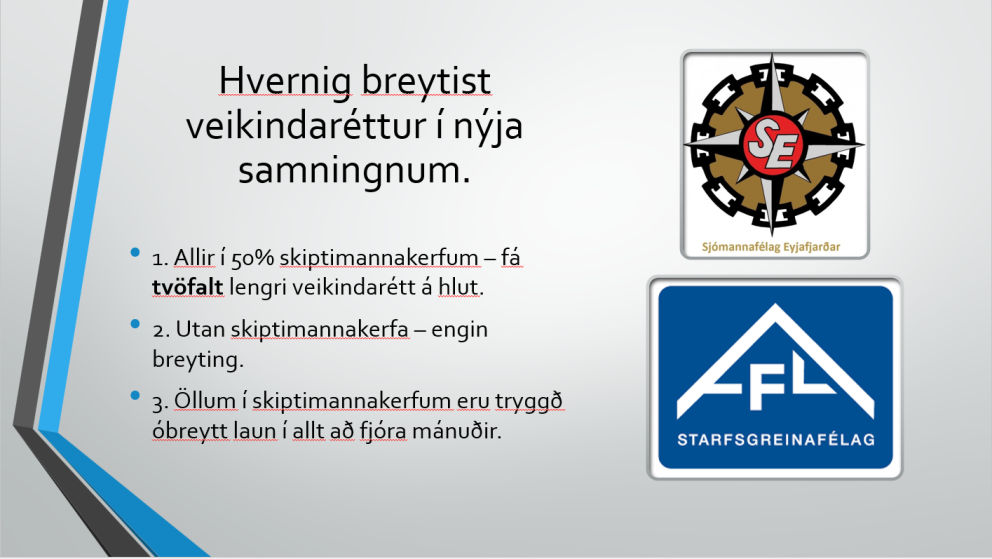 Hvernig breytist veikindaréttur sjómanna?
